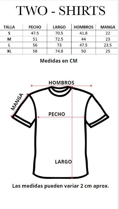 Paquete 2 Two-Shirts Negras Cuello V